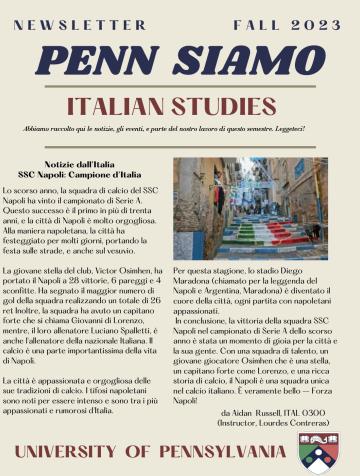 Fall 23, Newsletter